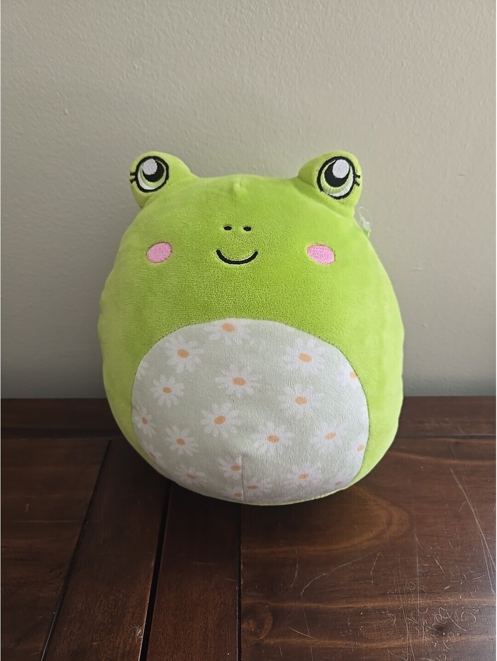 Squishmallows 10” Inch Wendy the Frog Plush Toy Soft Cuddly Squishmallow EUC